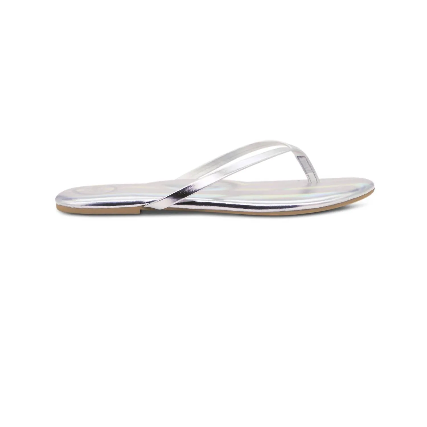 Women's Indie Sandal In Metallic Silver