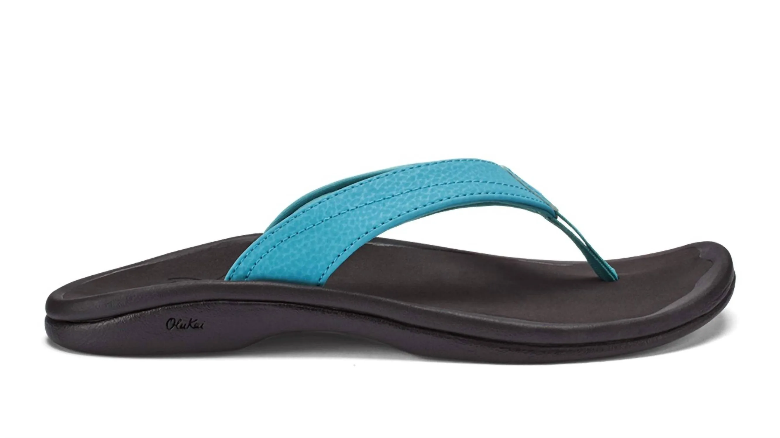 Women's Ohana Synthetic Sandals In Blue Mist/black