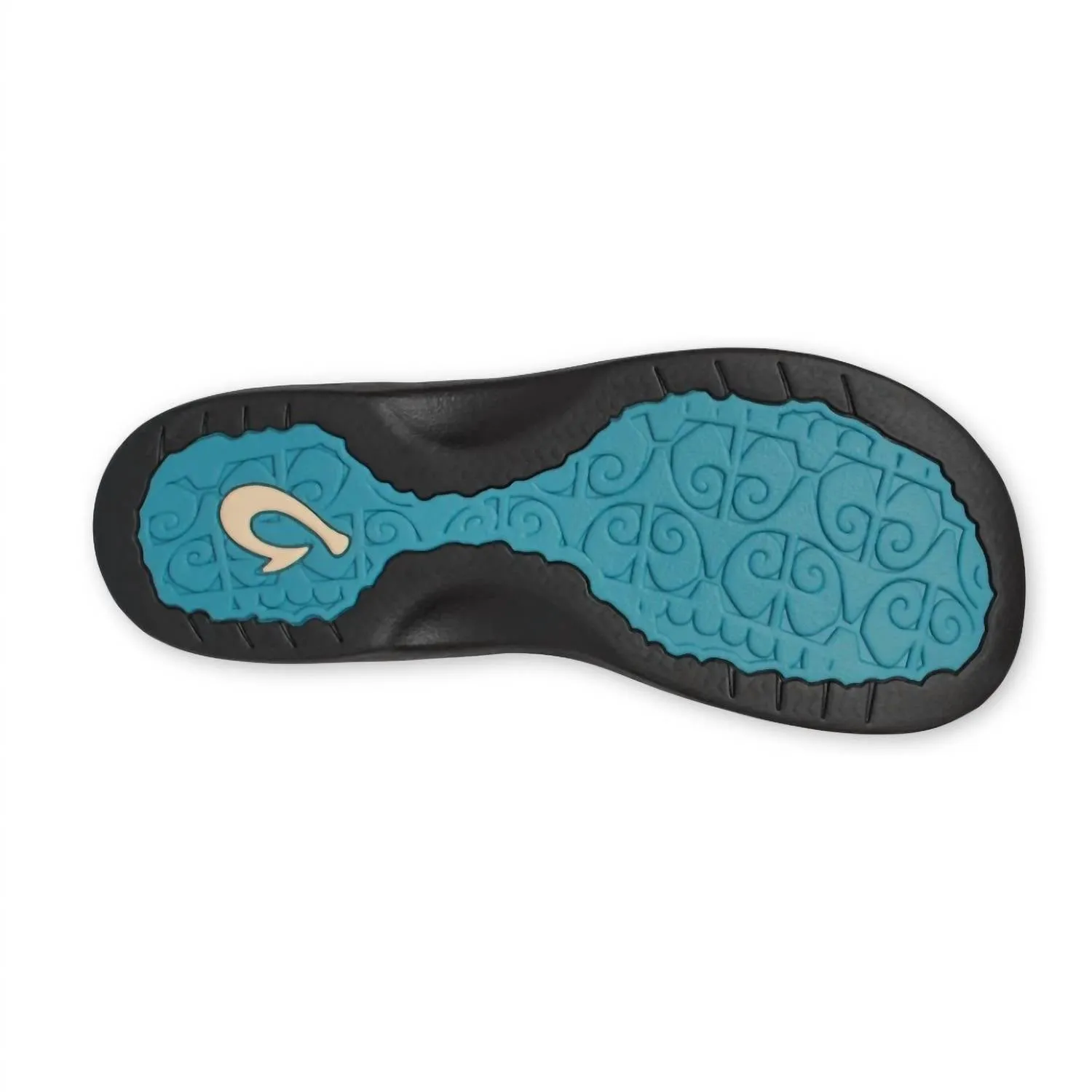 Women's Ohana Synthetic Sandals In Blue Mist/black